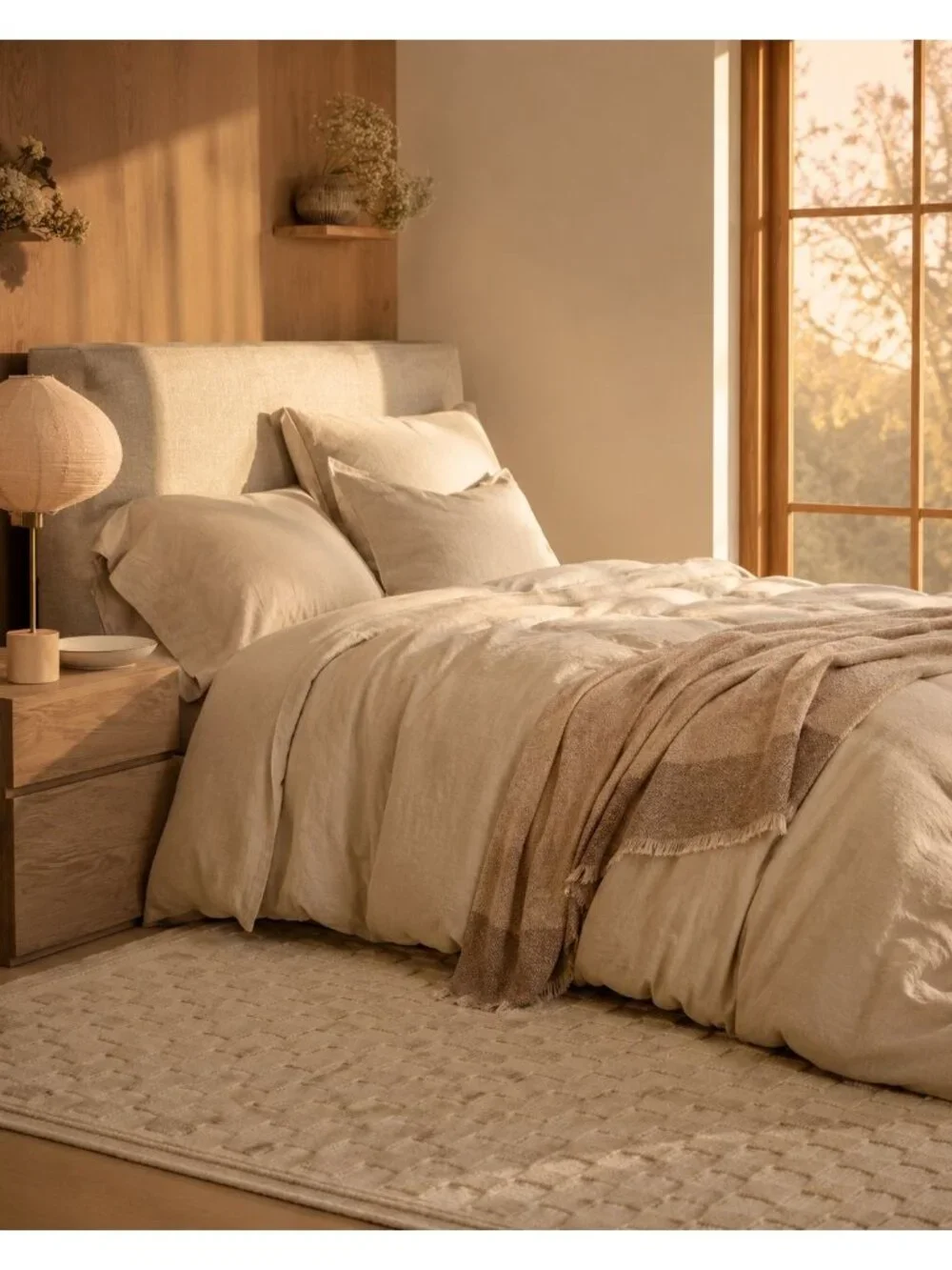 S13 | Quince European Linen Duvet Cover Full Queen Oat NWOT